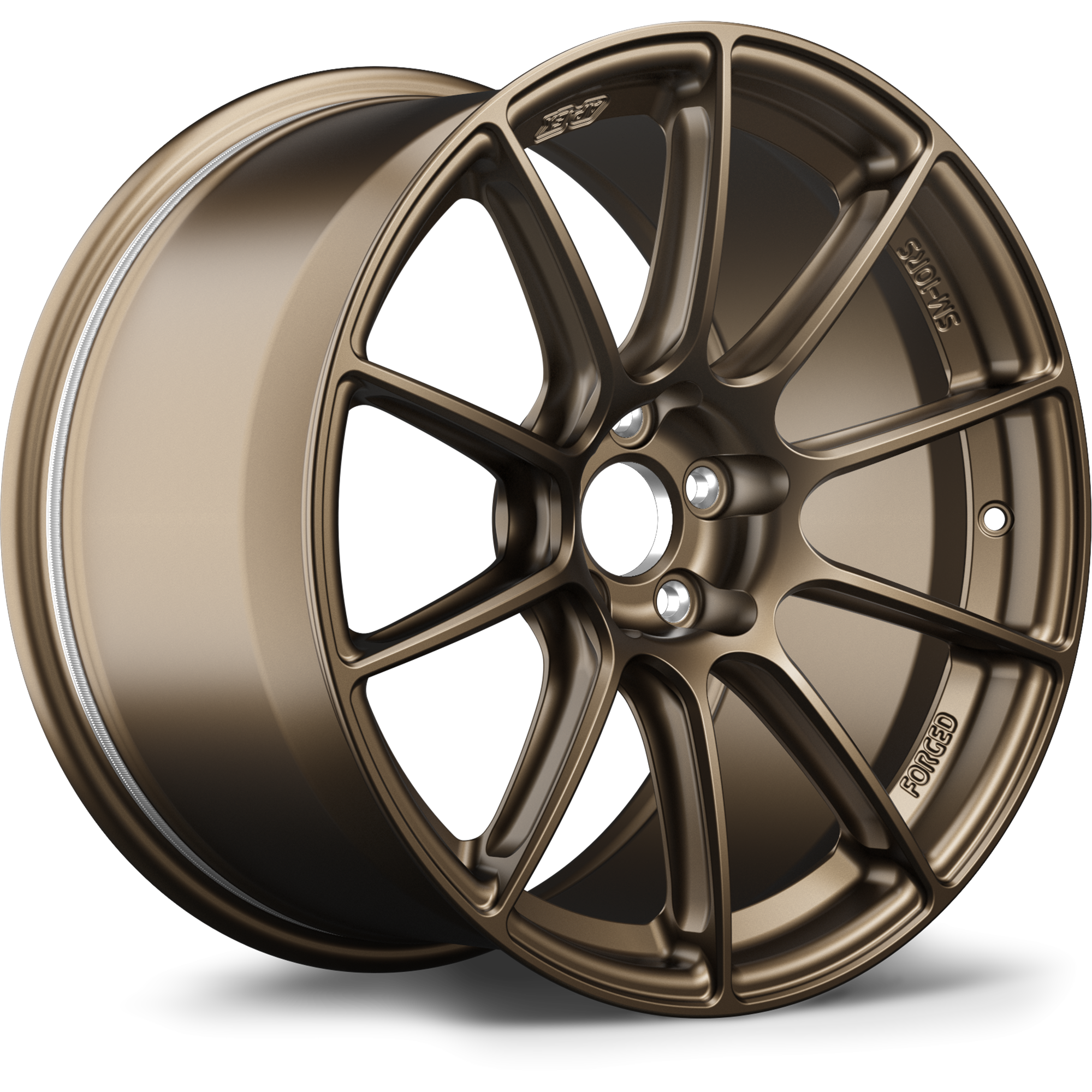 Apex SM-10RS Forged Alloy Wheel 17x8.5 ET23 5x114.3 Satin Bronze 60.1mm CB