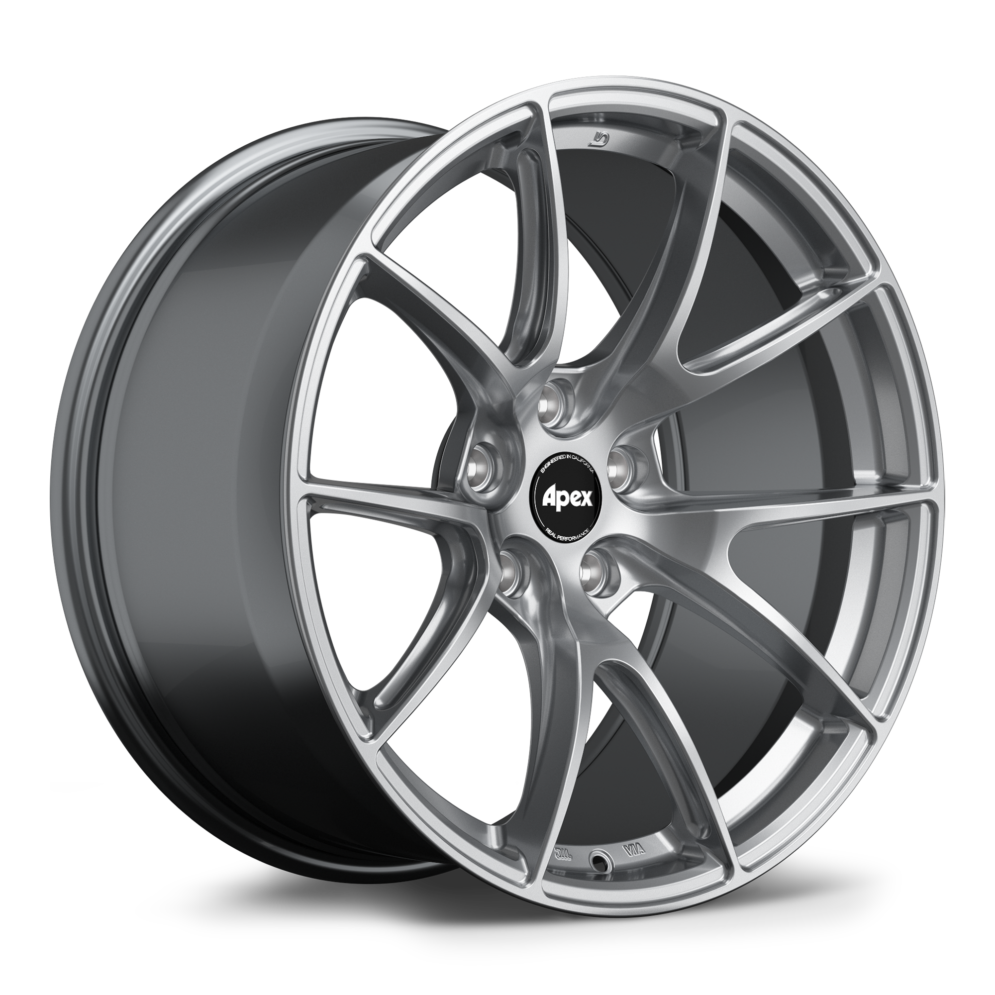 Apex VS-5 Alloy Wheel 19x10.5 ET22 5x114.3 Hyper Black 66.1mm CB