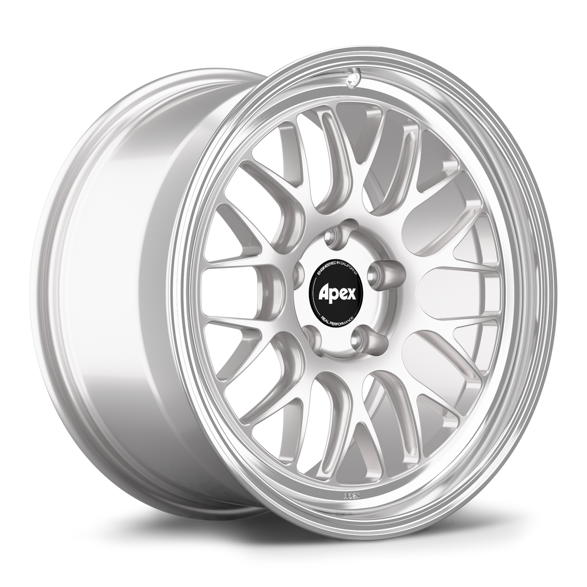 Apex ML-10RT Forged Alloy Wheel 18x9 ET42 5x112 Race Silver - Machined Lip 57.1mm CB