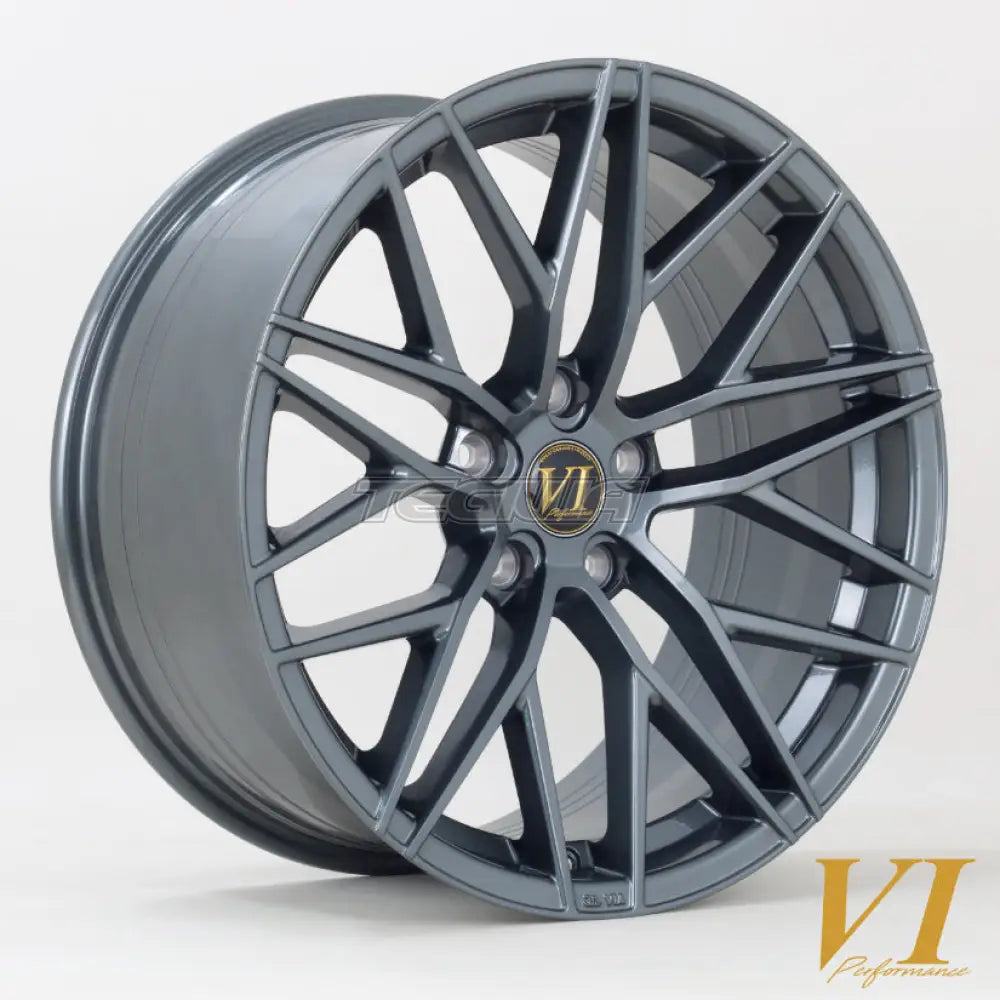 6Performance Faster Alloy Wheel 19x9.5 ET35 5x112 Gunmetal 66.6mm CB