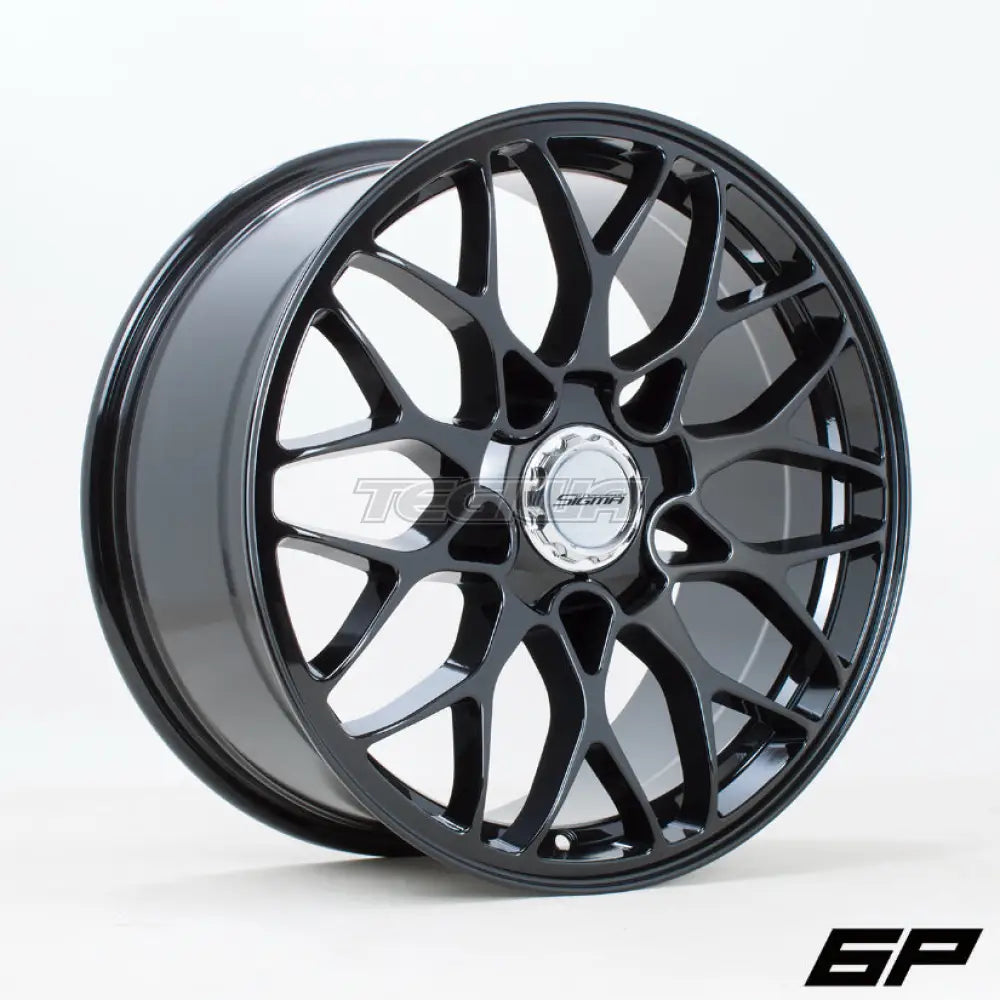 6Performance Sigma Alloy Wheel 18x8.5 ET40 5x112 Black 66.45mm CB