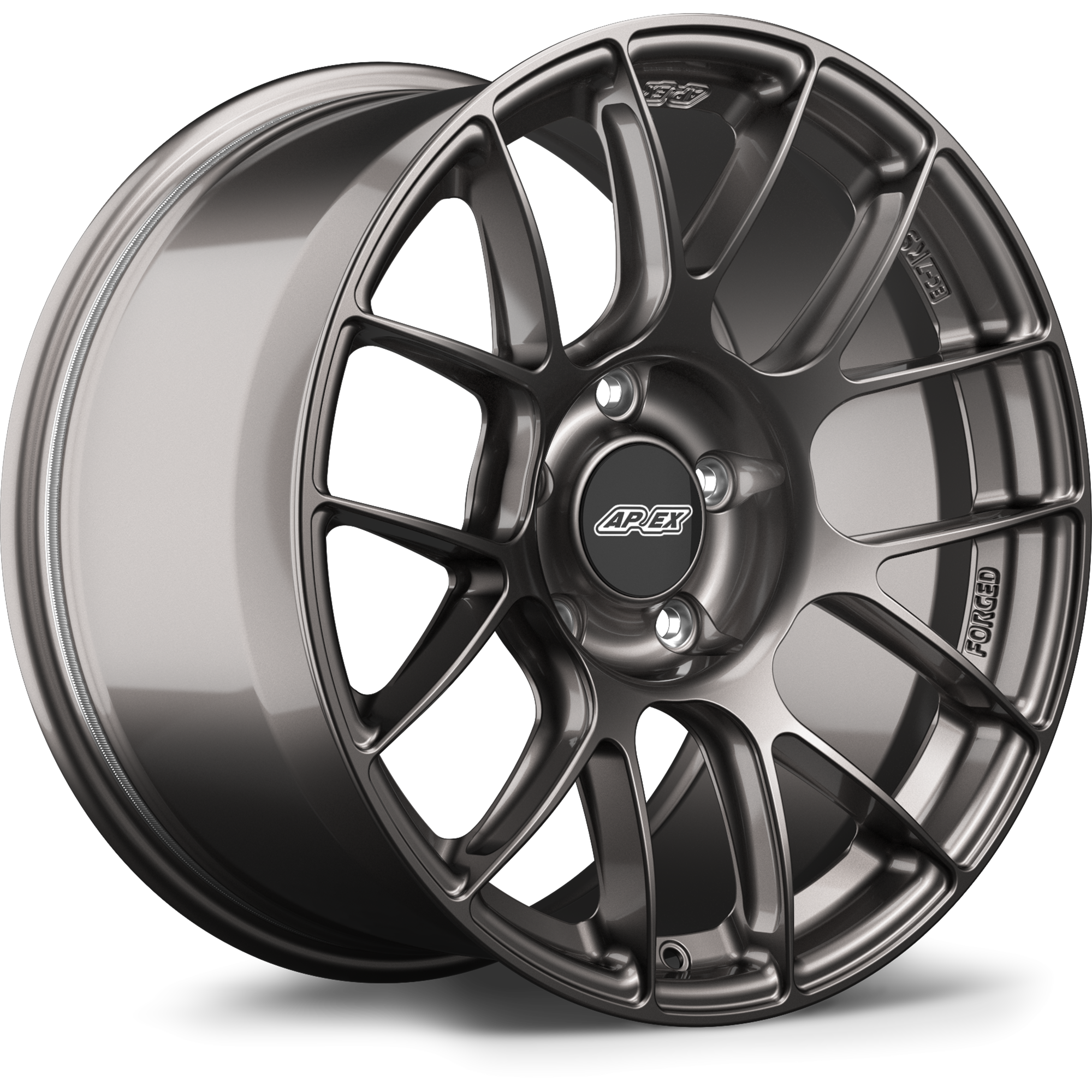 Apex EC-7RS Forged Alloy Wheel 18x9 ET30 5x120 Anthracite 72.56mm CB