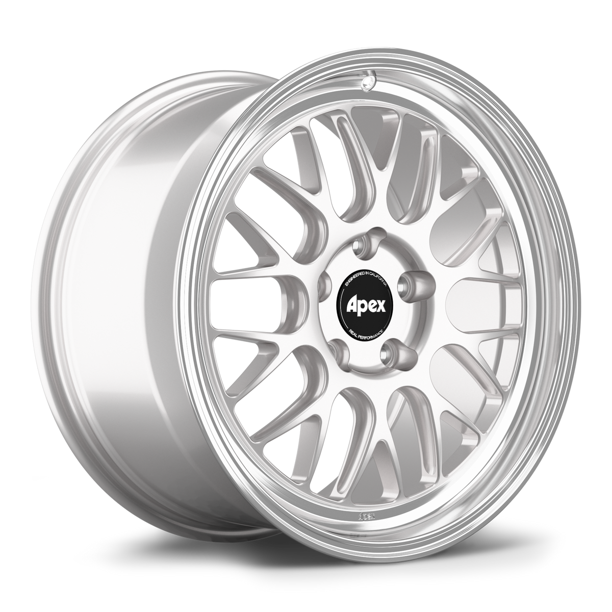 Apex ML-10RT Forged Alloy Wheel 18x10 ET58 5x120.65 Race Silver - Machined Lip 70.3mm CB
