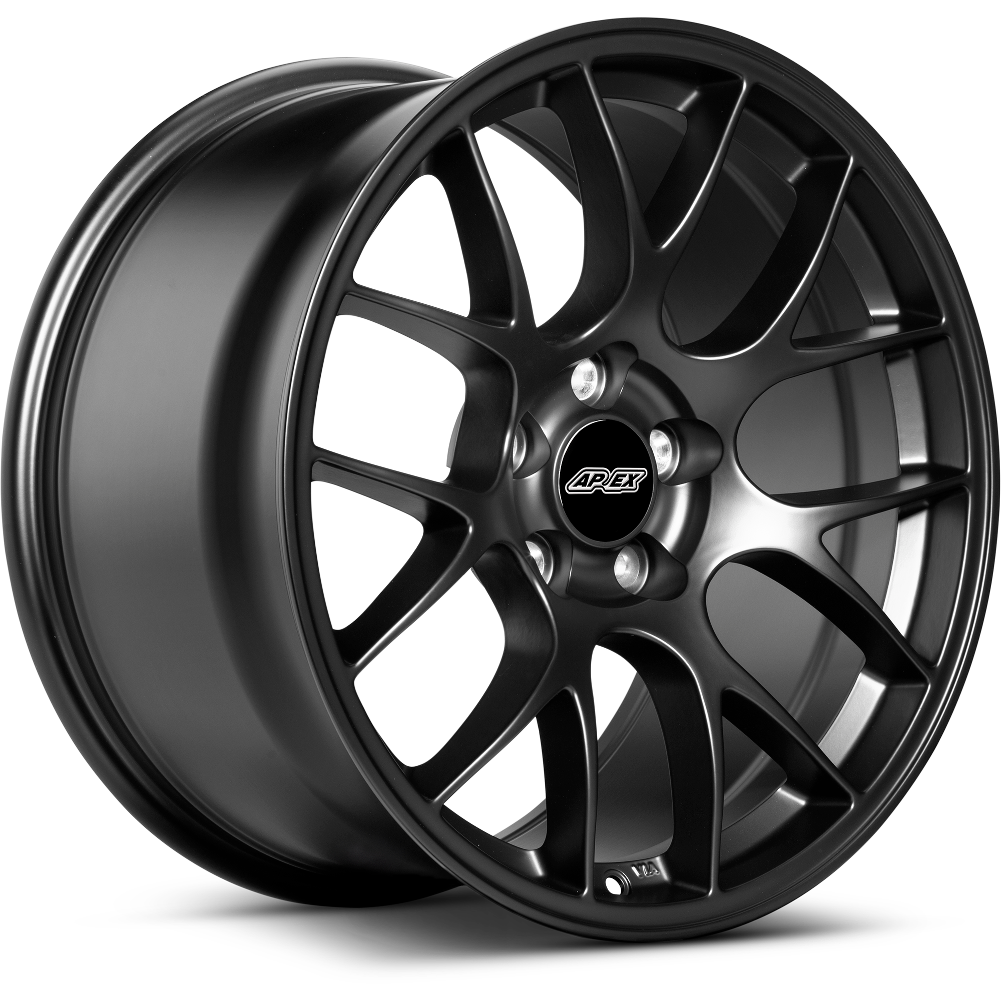 Apex EC-7 Alloy Wheel 18x11 ET52 5x114.3 70.5mm CB Satin Black