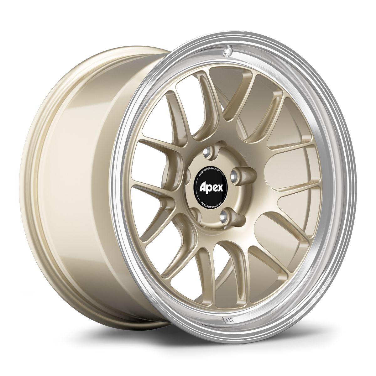Apex ML-7RT Forged Alloy Wheel 18x10.5 ET22 5x120mm - Machined Lip - Gloss Motorsport Gold 72.56mm CB