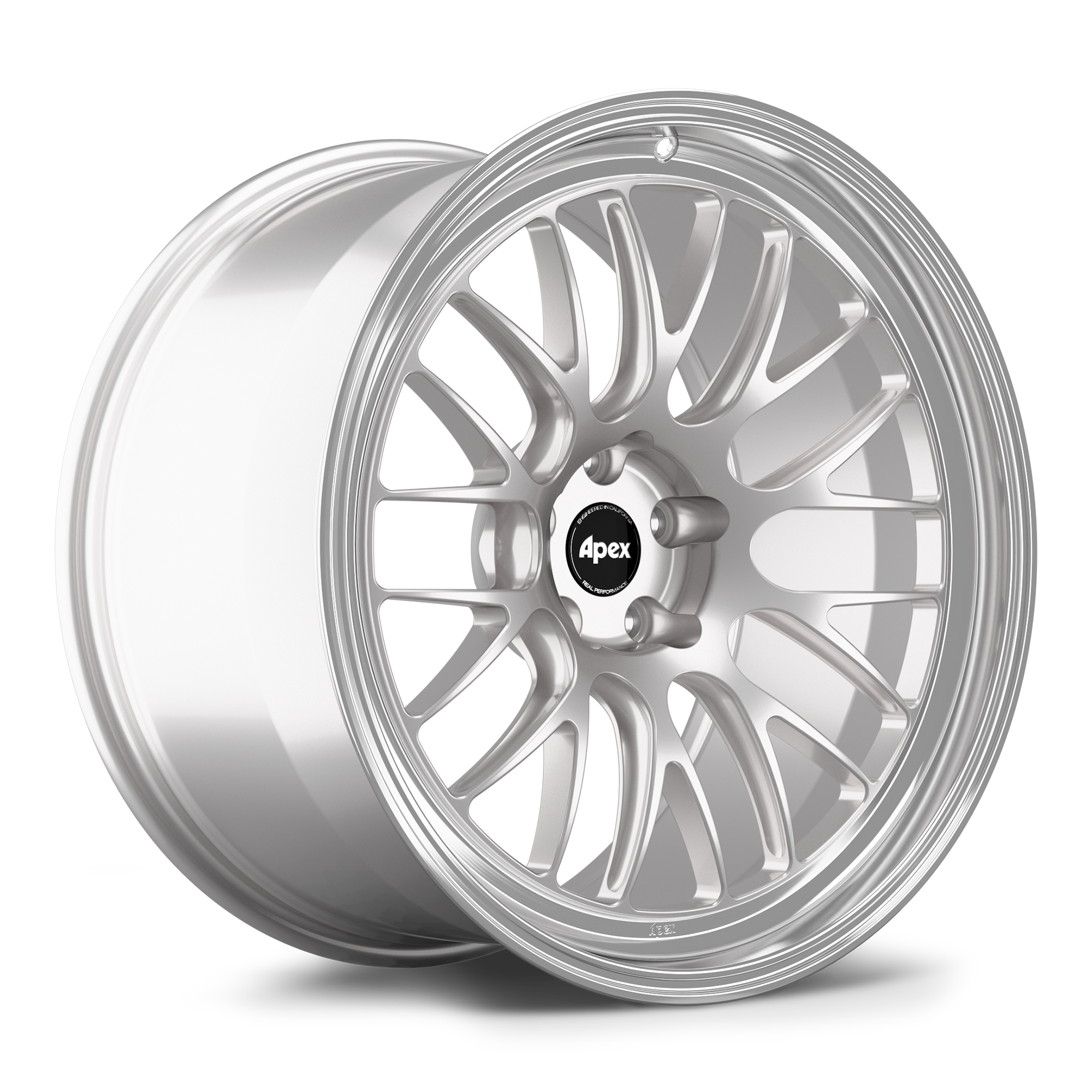 Apex ML-10RT Forged Alloy Wheel 20x11 ET18 5x112 Race Silver - Machined Lip 66.6mm CB