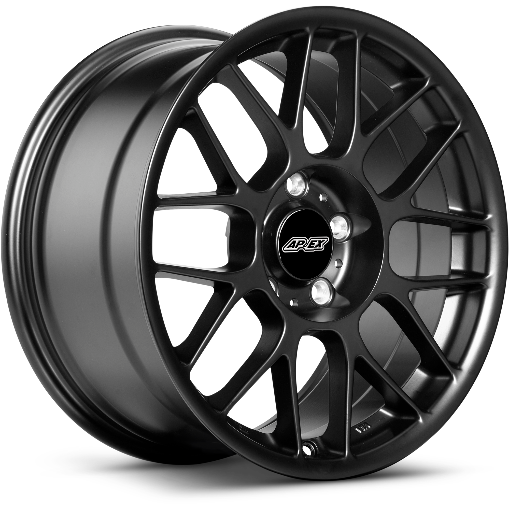 Apex ARC-8 Alloy Wheel 17x9 ET52 5x120 Satin Black 72.56mm CB