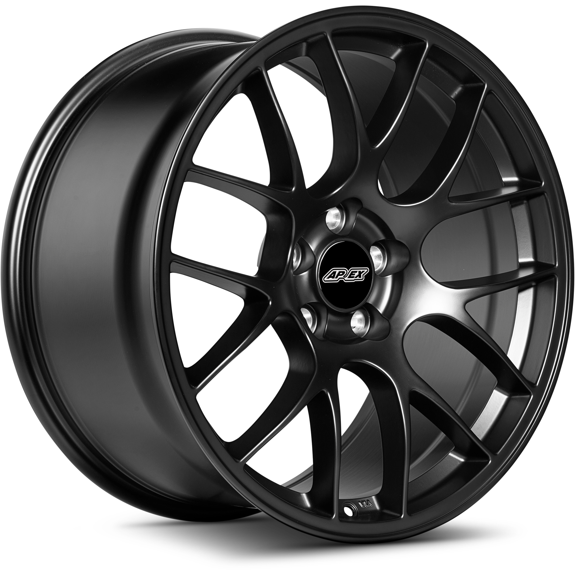 Apex EC-7 Alloy Wheel 19x9 ET34 5x114.3 Satin Black 70.5mm CB