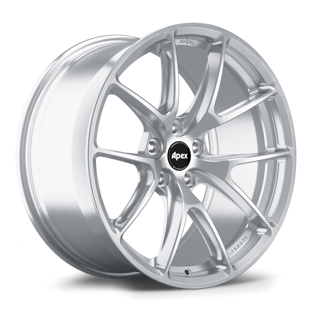 Apex VS-5RX Alloy Wheel 19x9.5 ET33 5x114.3 64.1mm CB Brushed Clear