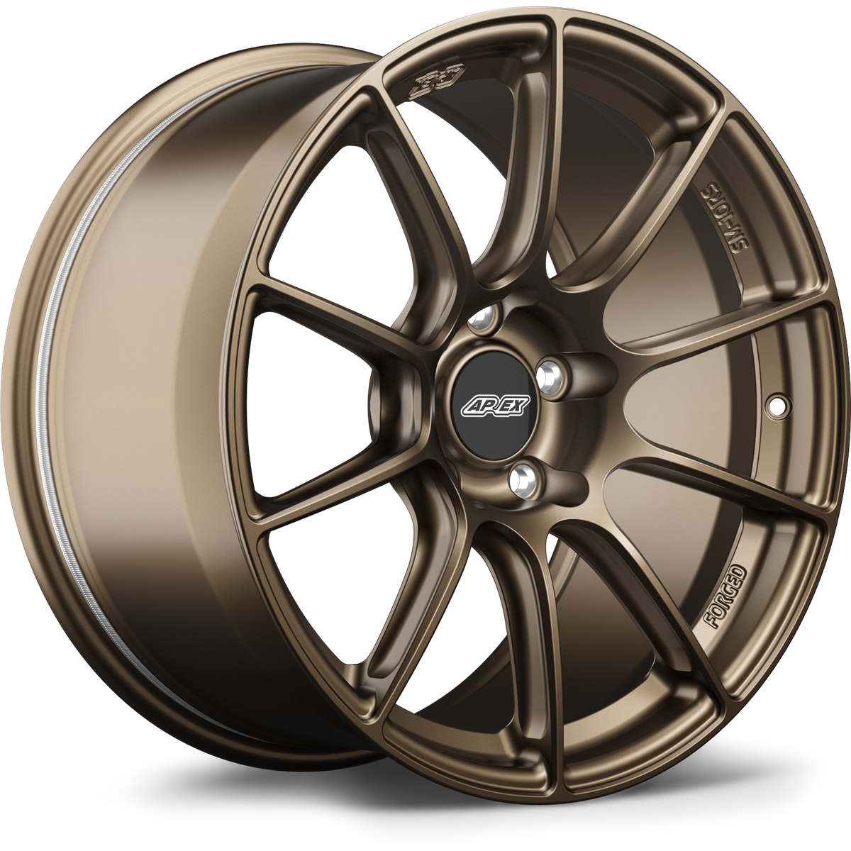 Apex SM-10RS Alloy Wheel 18x9 ET30 5x120 72.56mm CB Satin Bronze
