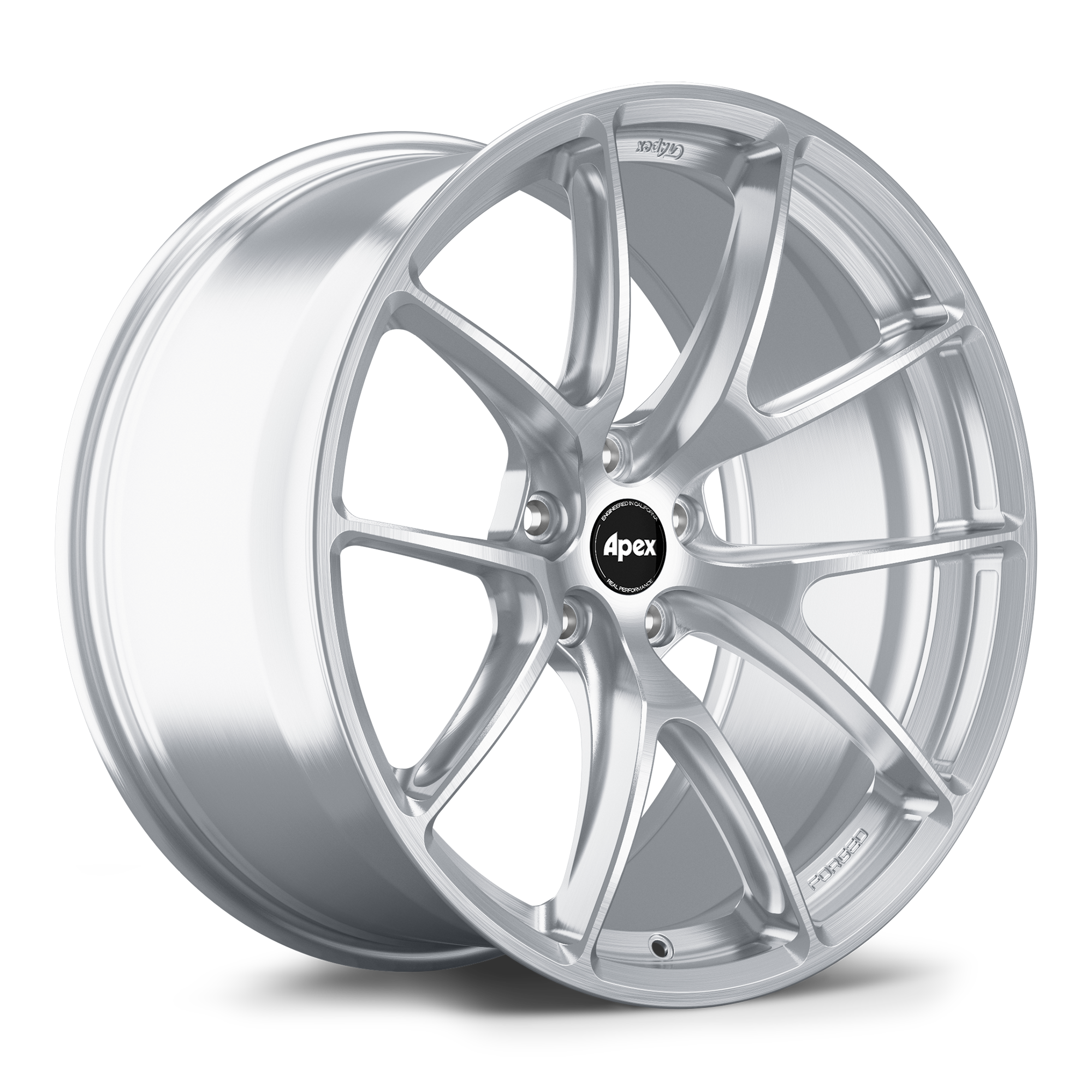 Apex VS-5RX Alloy Wheel 20x10.5 ET35 5x120 64.1mm CB Brushed Clear