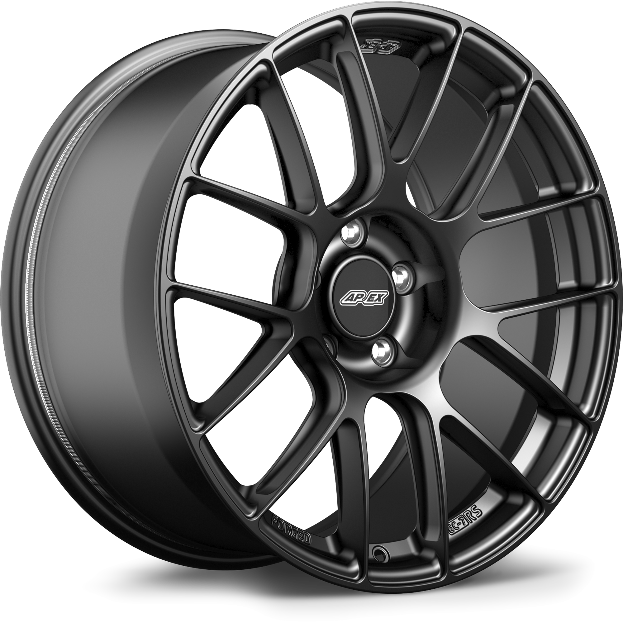 Apex EC-7RS Forged Alloy Wheel 19x11 ET52 5x114.3 Satin Black 70.5mm CB