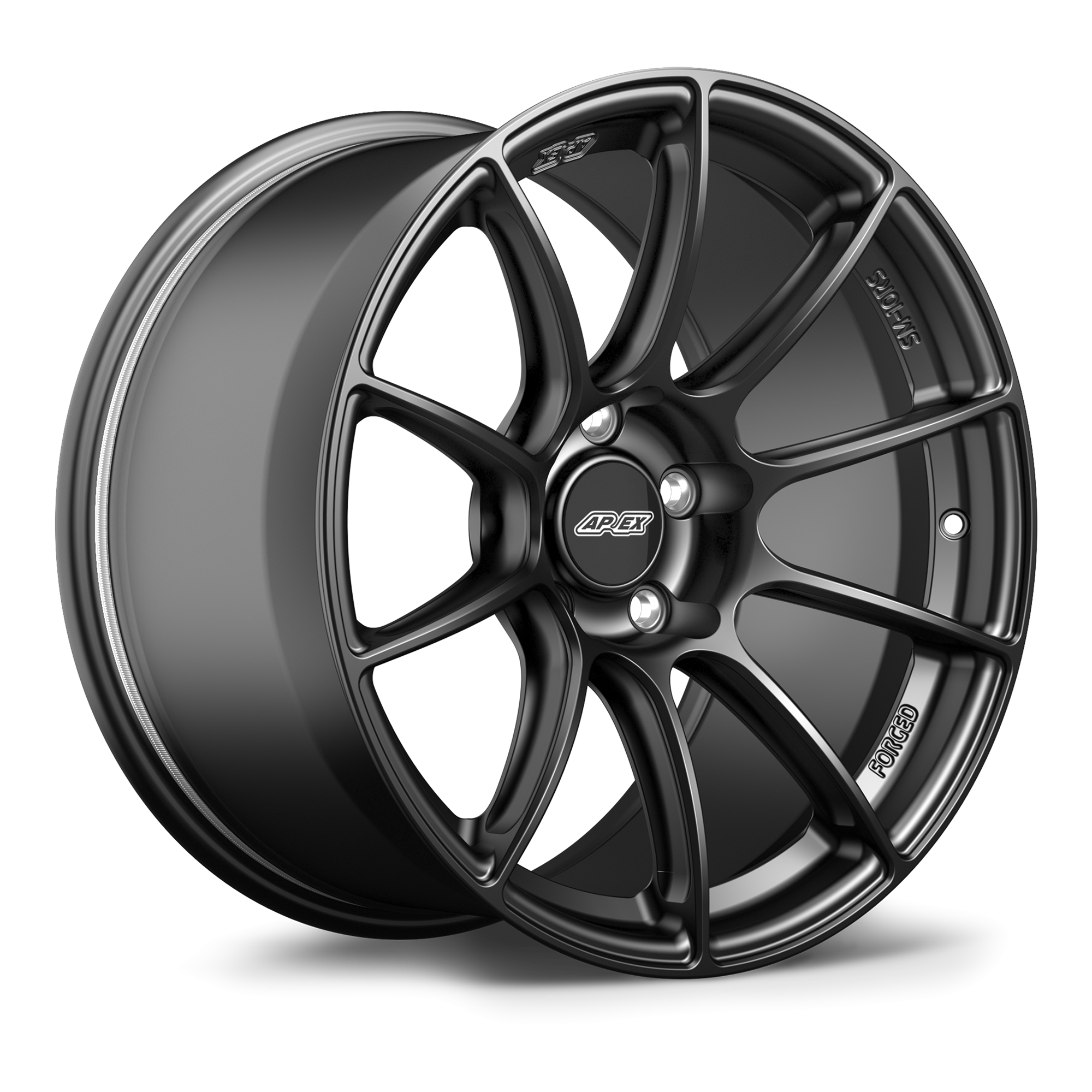 Apex SM-10RS Forged Alloy Wheel 18x11 ET40 5x112 Satin Black 66.6mm CB