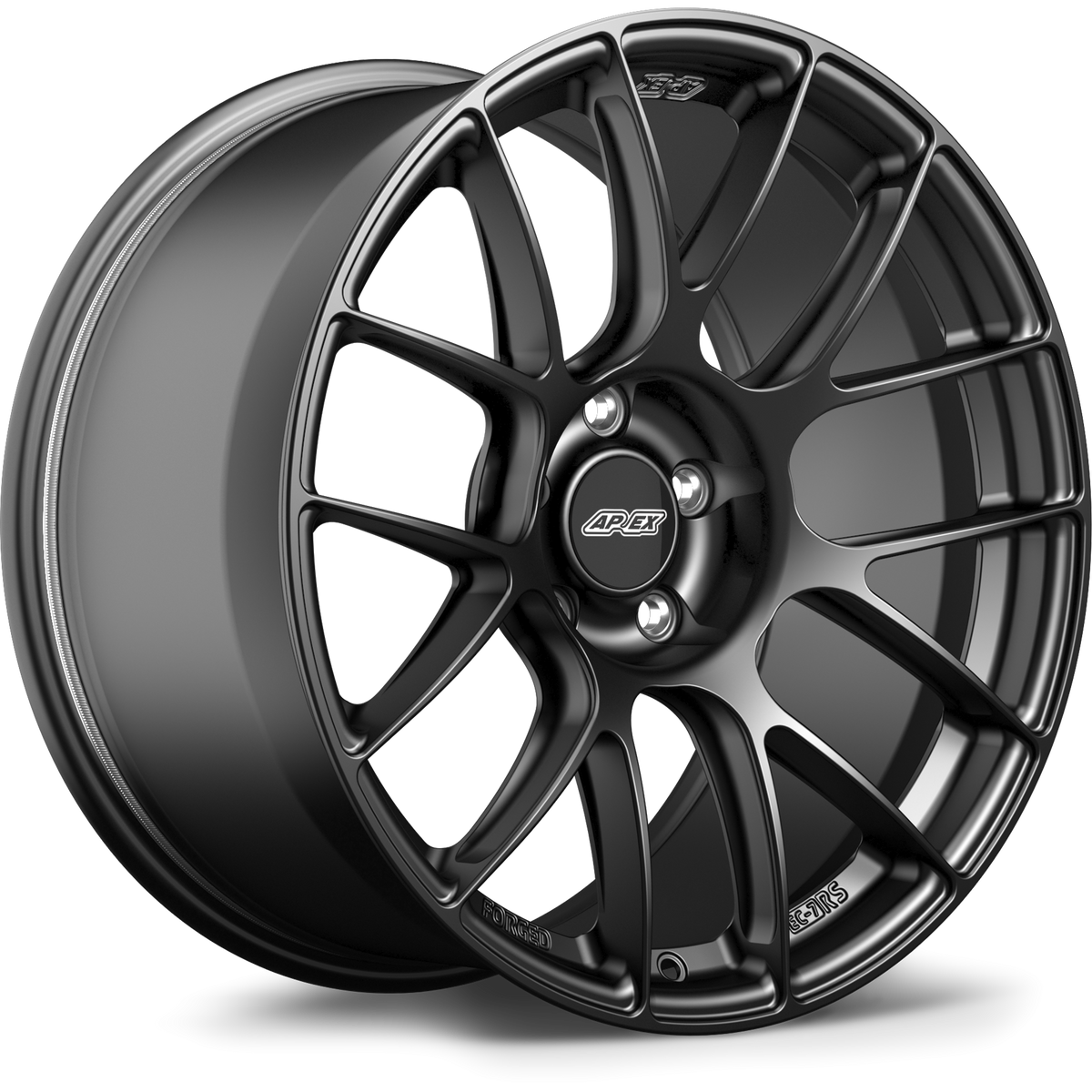 Apex EC-7RS Alloy Wheel 19x12.5 ET55 5x120.65 70.3mm CB Satin Black
