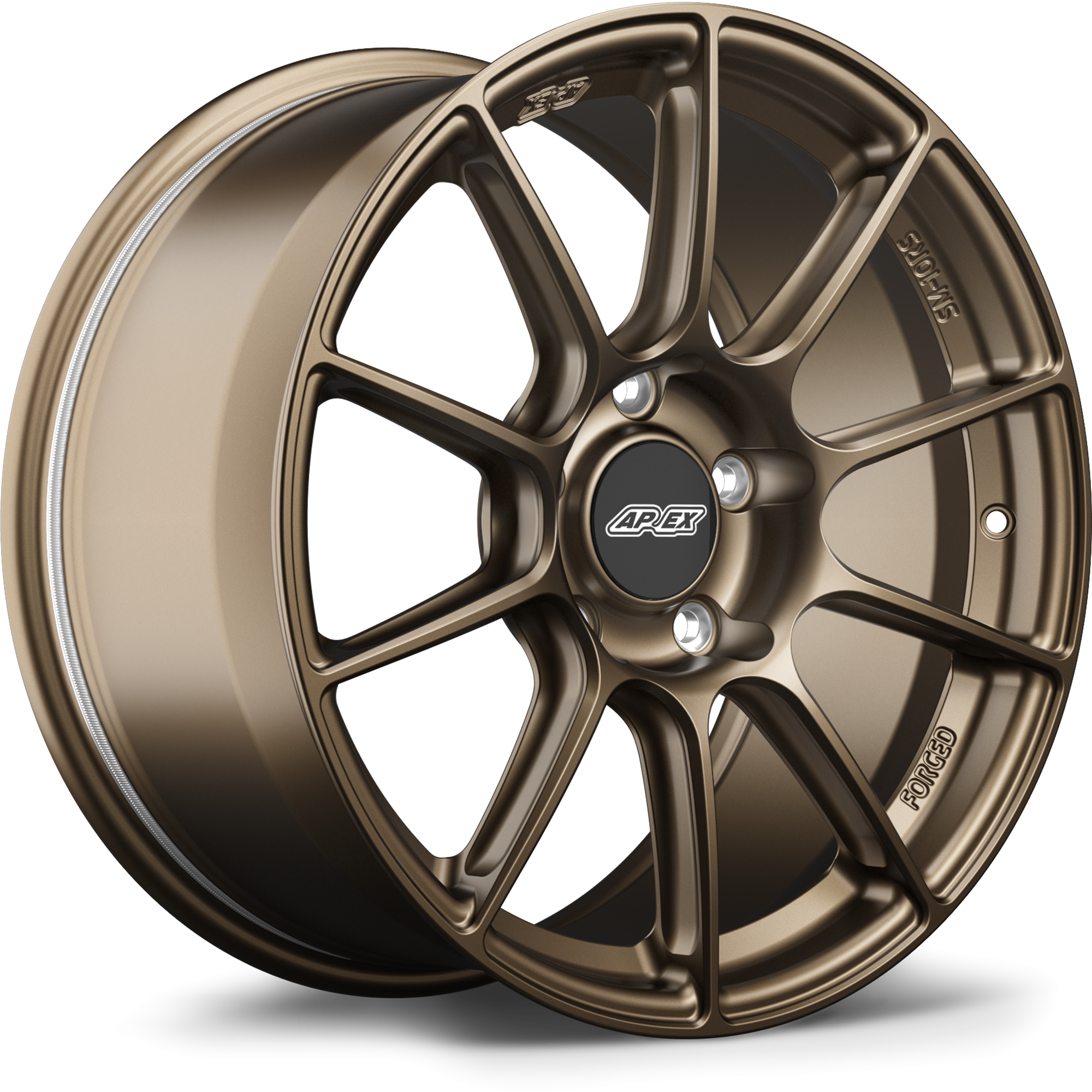 Apex SM-10RS Alloy Wheel 18x9.5 ET41 5x112 57.1mm CB Satin Bronze