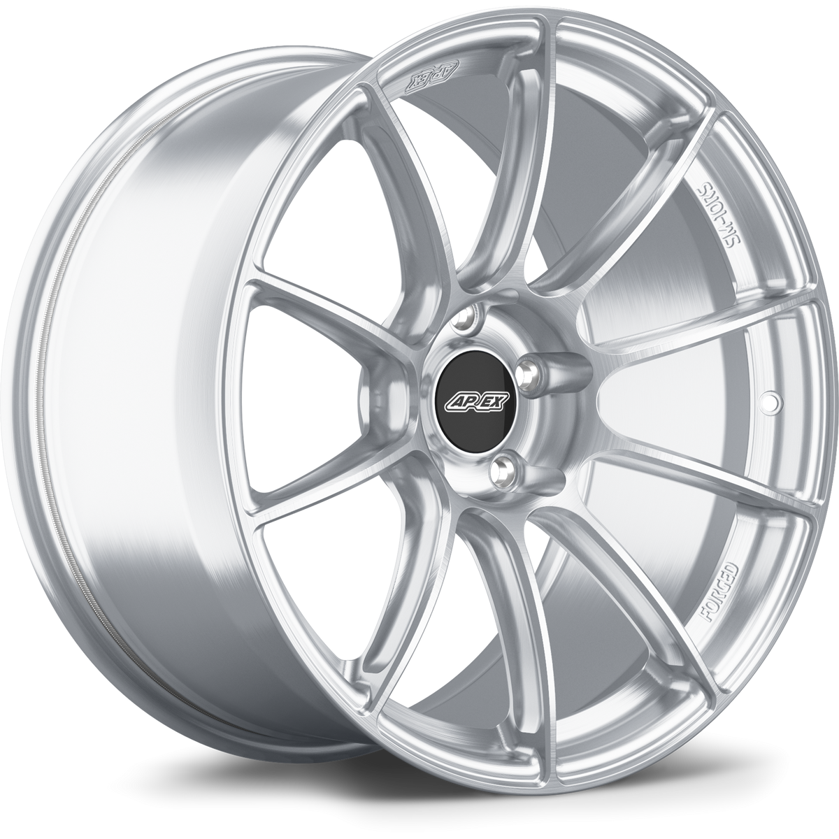 Apex SM-10RS Forged Alloy Wheel 19x11 ET44 5x120 Brushed Clear 72.56mm CB