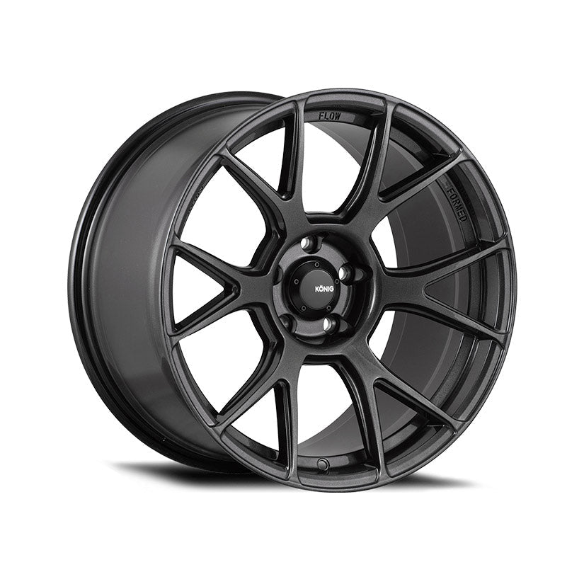 Konig Ampliform Alloy Wheel 19x8.5 ET45 5x114.3 Dark Metallic Graphite 73.1mm CB