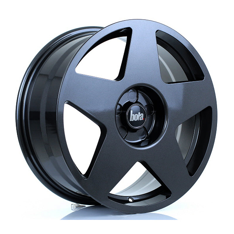 BOLA B10 Alloy Wheel 18x8 5x112 ET30 To 45 72.6mm CB Gloss Gunmetal