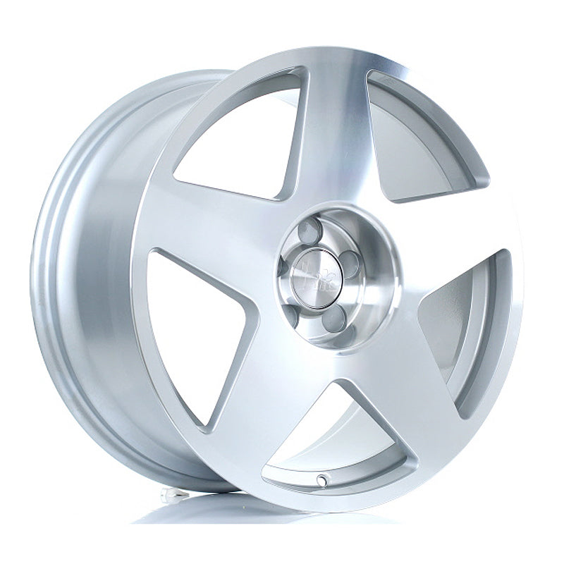 BOLA B10 Alloy Wheel 19x9.5 5x100 ET25 To 45 72.6mm CB Silver Polished Face