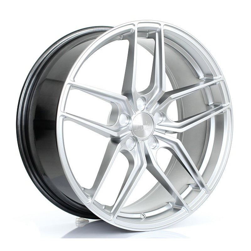 BOLA B11 Alloy Wheel 20x8.5 5x128 ET20 To 45 72.6mm CB Hyper Silver