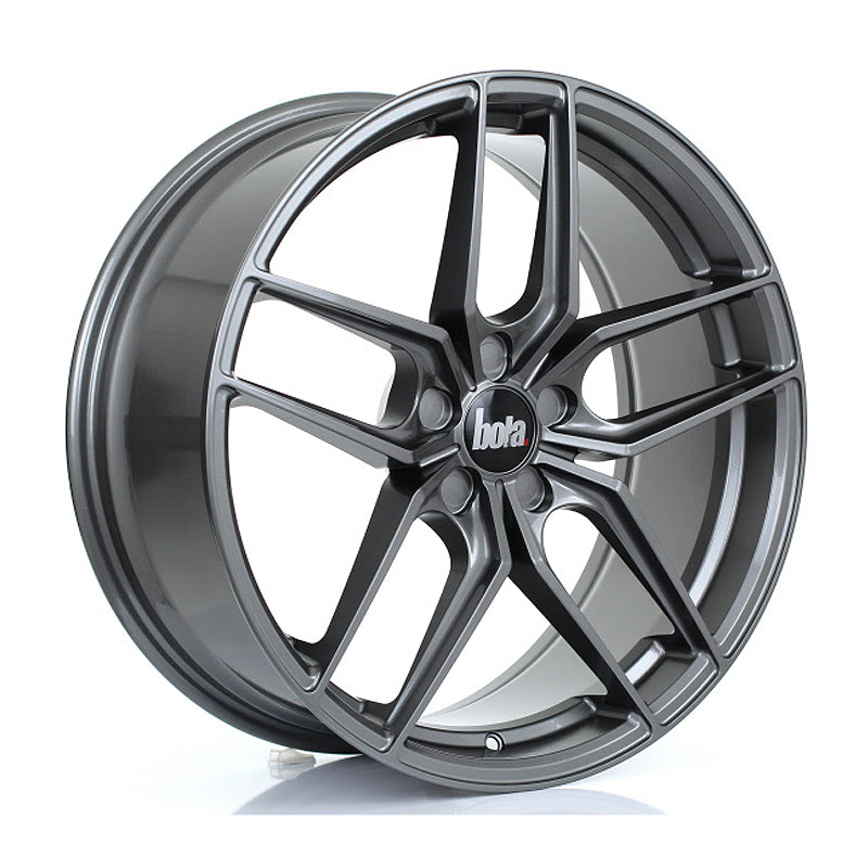 BOLA B11 Alloy Wheel 20x8.5 5x115 ET20 To 45 72.6mm CB Light Gunmetal