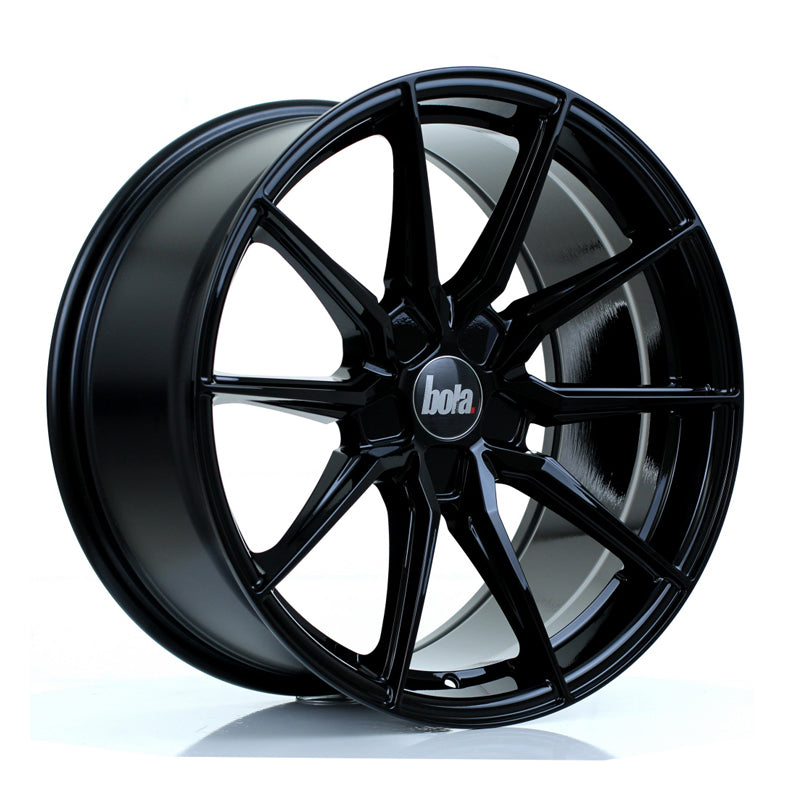 BOLA B16 Alloy Wheel 19x9.5 5x120 ET25 To 45 72.6mm CB Gloss Black