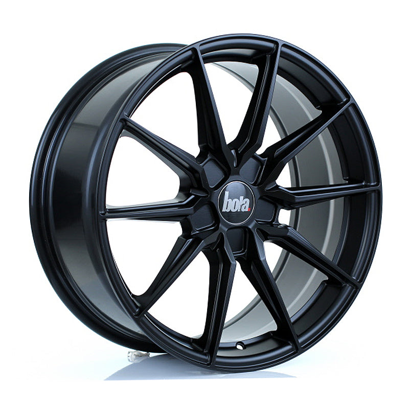 BOLA B16 Alloy Wheel 19x8.5 5x128 ET25 To 45 72.6mm CB Matt Black