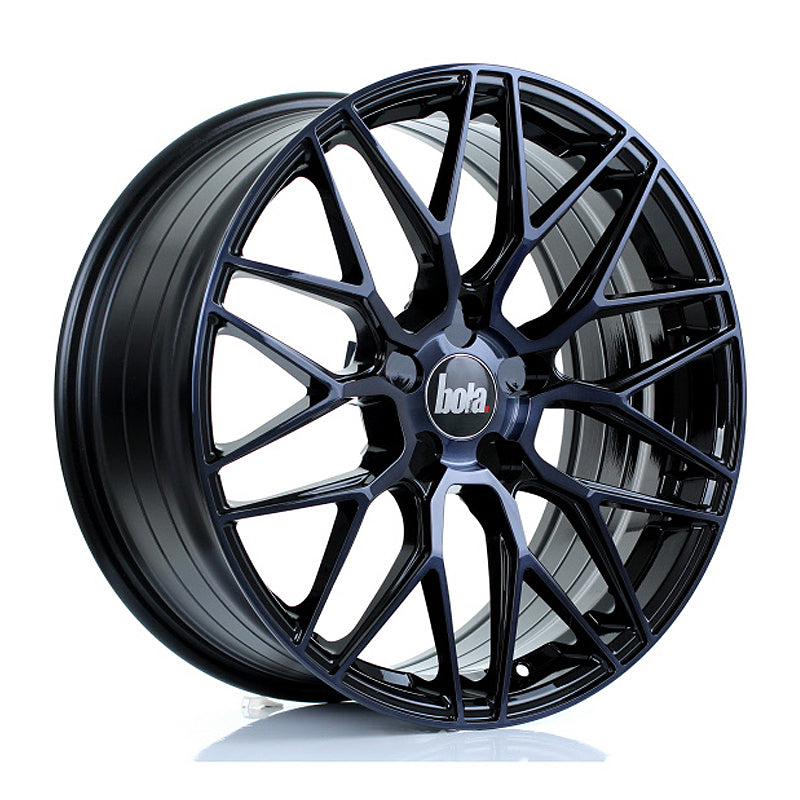 BOLA B17 Alloy Wheel 19x8.5 5x130 ET25 To 45 72.6mm CB Black Smoke