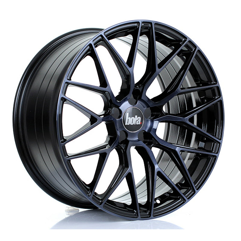 BOLA B17 Alloy Wheel 19x9.5 5x130 ET25 To 45 72.6mm CB Black Smoke