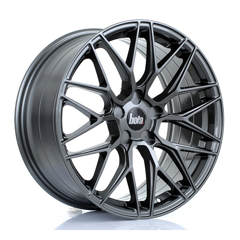 BOLA B17 Alloy Wheel 18x8.5 5x120 ET40 To 45 72.6mm CB Gloss Gunmetal