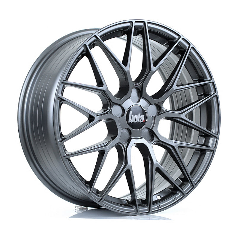 BOLA B17 Alloy Wheel 19x8.25 5x110 ET40 To 45 72.6mm CB Gloss Gunmetal