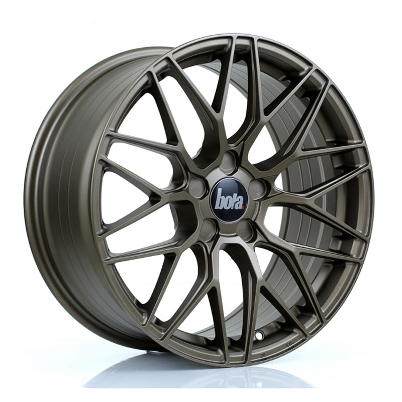 BOLA B17 Alloy Wheel 18x8.5 5x100 ET40 To 45 72.6mm CB Matt Bronze