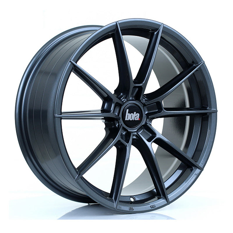 BOLA B19 Alloy Wheel 18x8 5x105 ET35 To 45 72.6mm CB Gloss Gunmetal