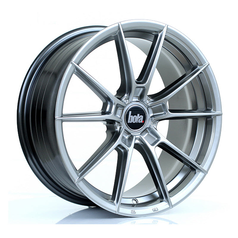 BOLA B19 Alloy Wheel 17x7.5 5x100 ET40 To 45 72.6mm CB Hyper Black