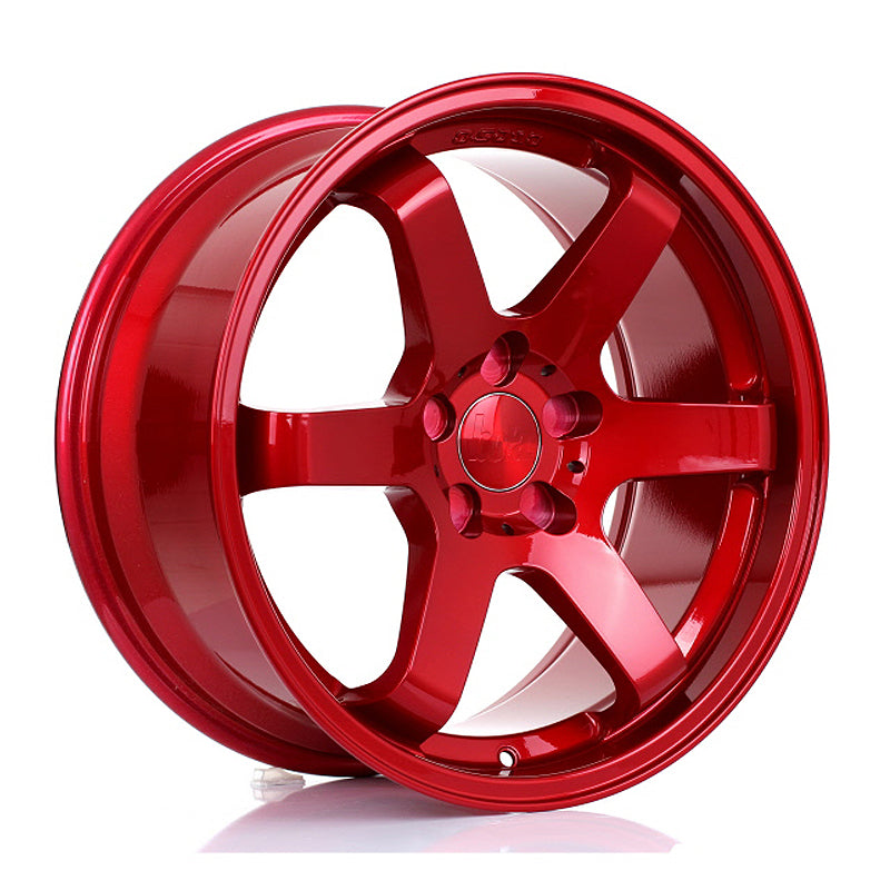 BOLA B1 Alloy Wheel 18x8.5 5x108 ET40 To 45 72.6mm CB Candy Red
