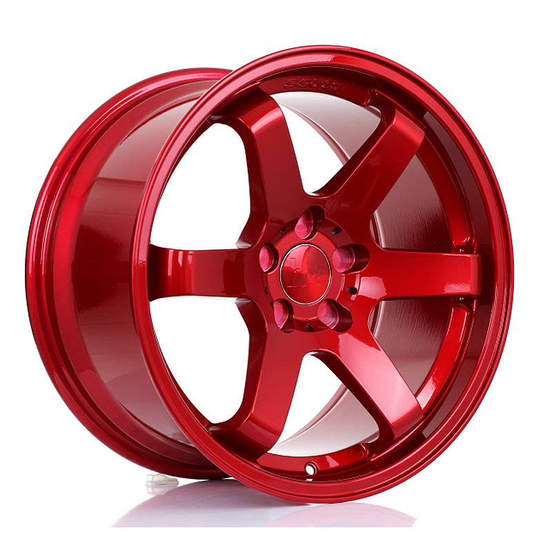 BOLA B1 Alloy Wheel 18x9.5 5x98 ET30 To 45 72.6mm CB Candy Red