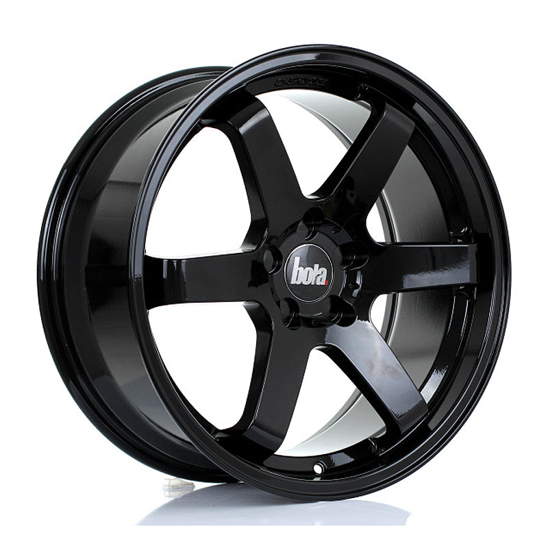 BOLA B1 Alloy Wheel 19x8.5 5x127 ET30 To 45 72.6mm CB Gloss Black