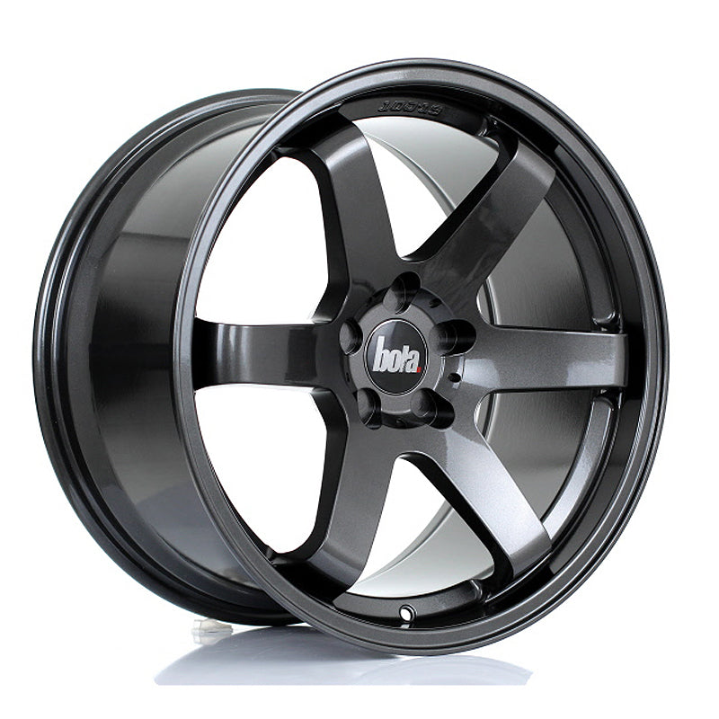 BOLA B1 Alloy Wheel 19x10 5x105 ET25 To 45 72.6mm CB Gloss Gunmetal