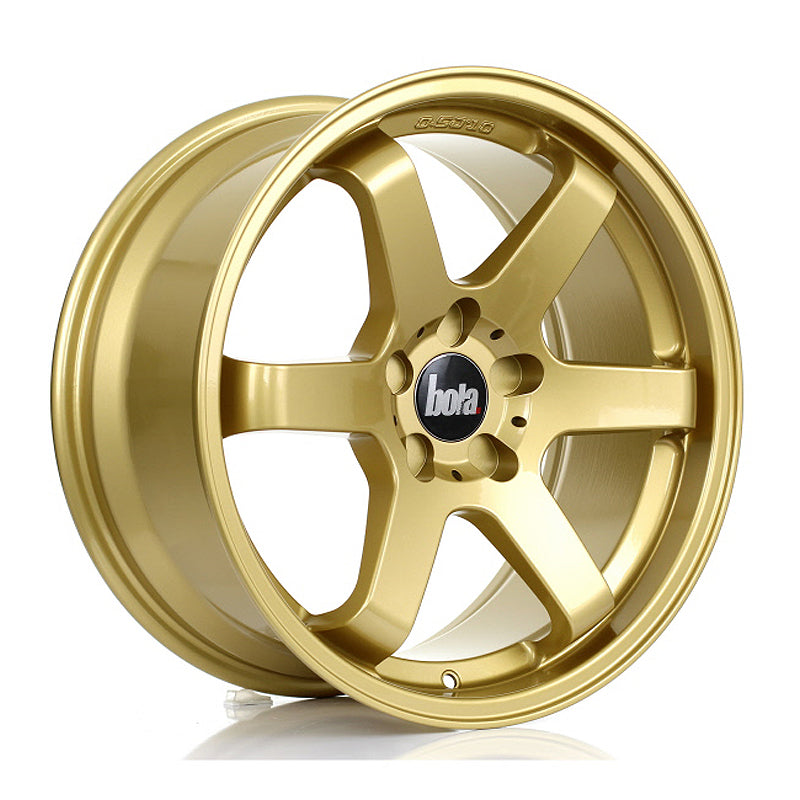 BOLA B1 Alloy Wheel 18x8.5 5x105 ET30 To 45 72.6mm CB Gold