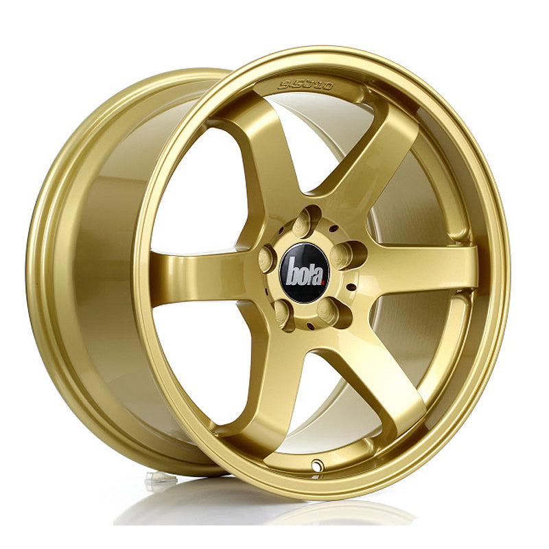 BOLA B1 Alloy Wheel 18x9.5 5x120.65 ET30 To 45 72.6mm CB Gold