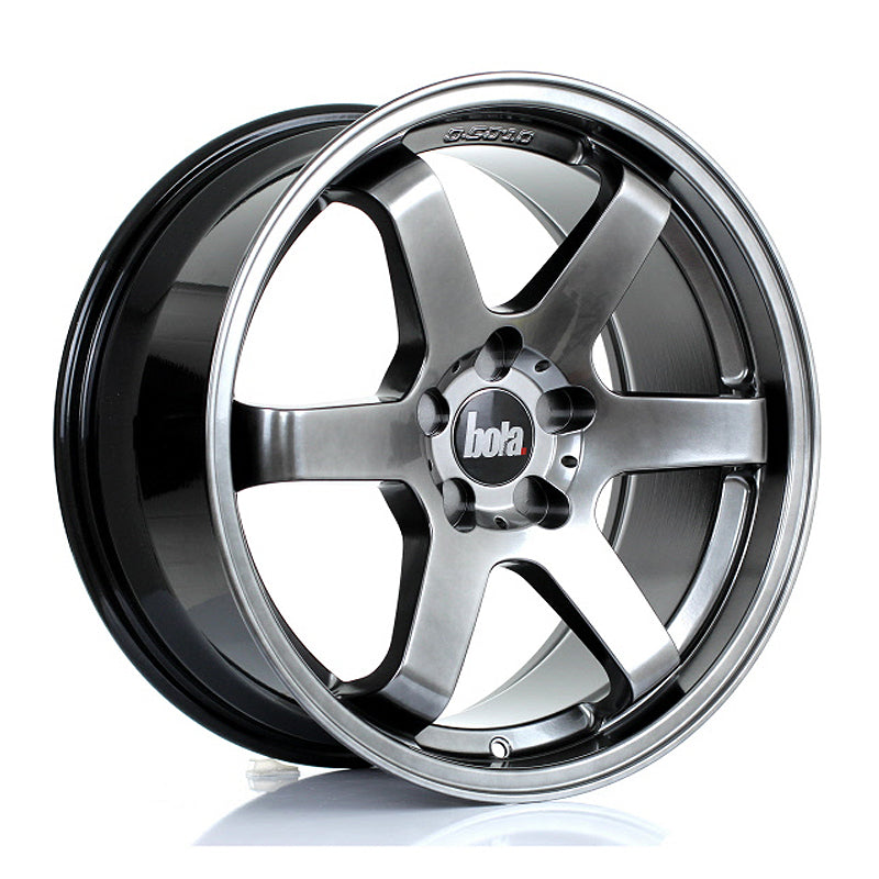 BOLA B1 Alloy Wheel 18x8.5 5x115 ET30 To 45 72.6mm CB Hyper Black