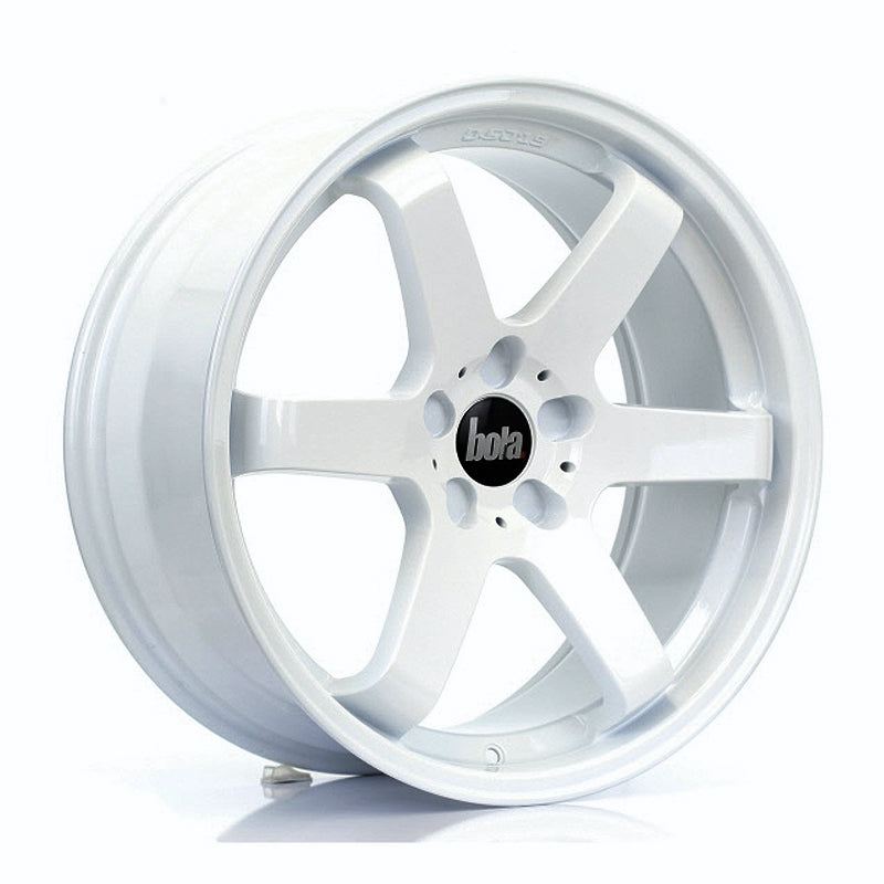 BOLA B1 Alloy Wheel 19x8.5 5x105 ET30 To 45 72.6mm CB White