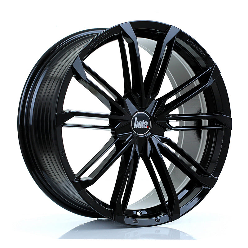 BOLA B23 Alloy Wheel 20x8.5 5x112 ET38 To 45 72.6mm CB Gloss Black