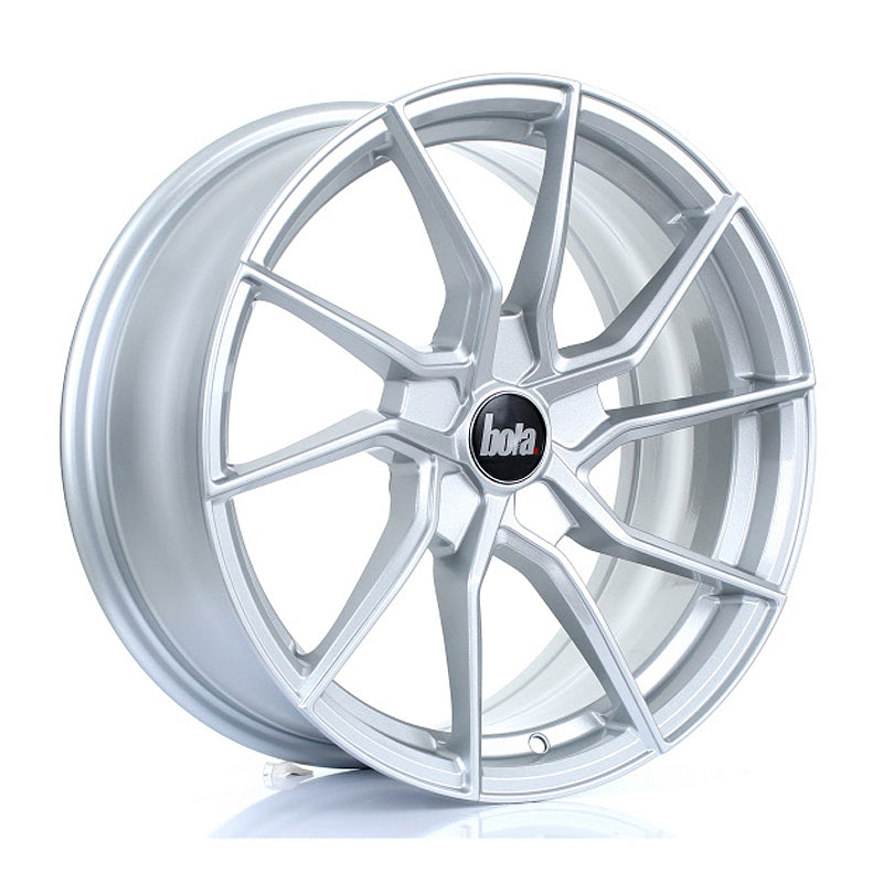 BOLA B25 Alloy Wheel 17x7.5 5x105 ET40 To 45 72.6mm CB Crystal Silver