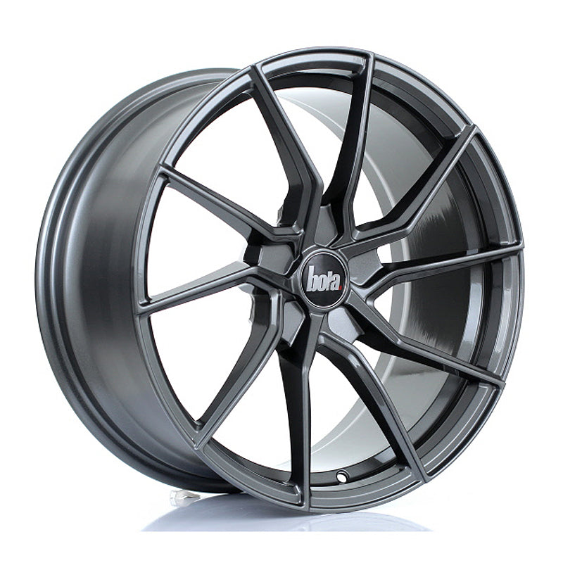 BOLA B25 Alloy Wheel 18x8.5 5x98 ET25 To 45 72.6mm CB Gloss Gunmetal