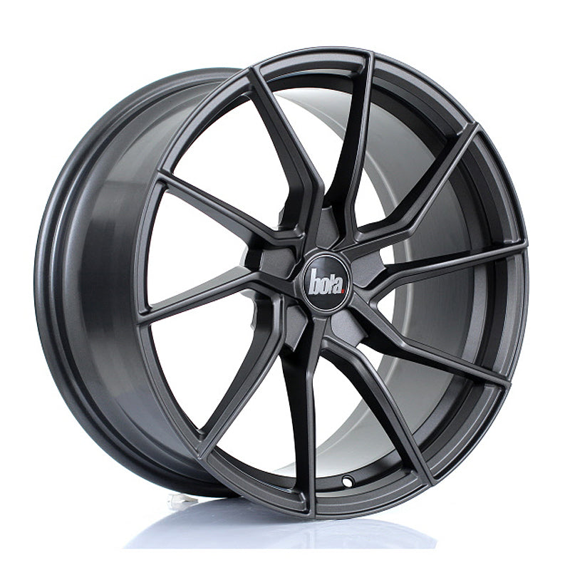 BOLA B25 Alloy Wheel 18x8.5 5x108 ET25 To 45 72.6mm CB Matt Gunmetal