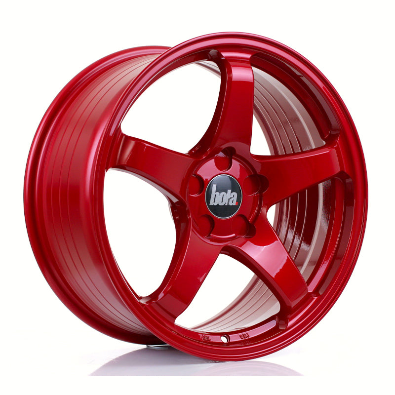 BOLA B2R Alloy Wheel 18x8.5 5x112 ET30 To 45 72.6mm CB Candy Red