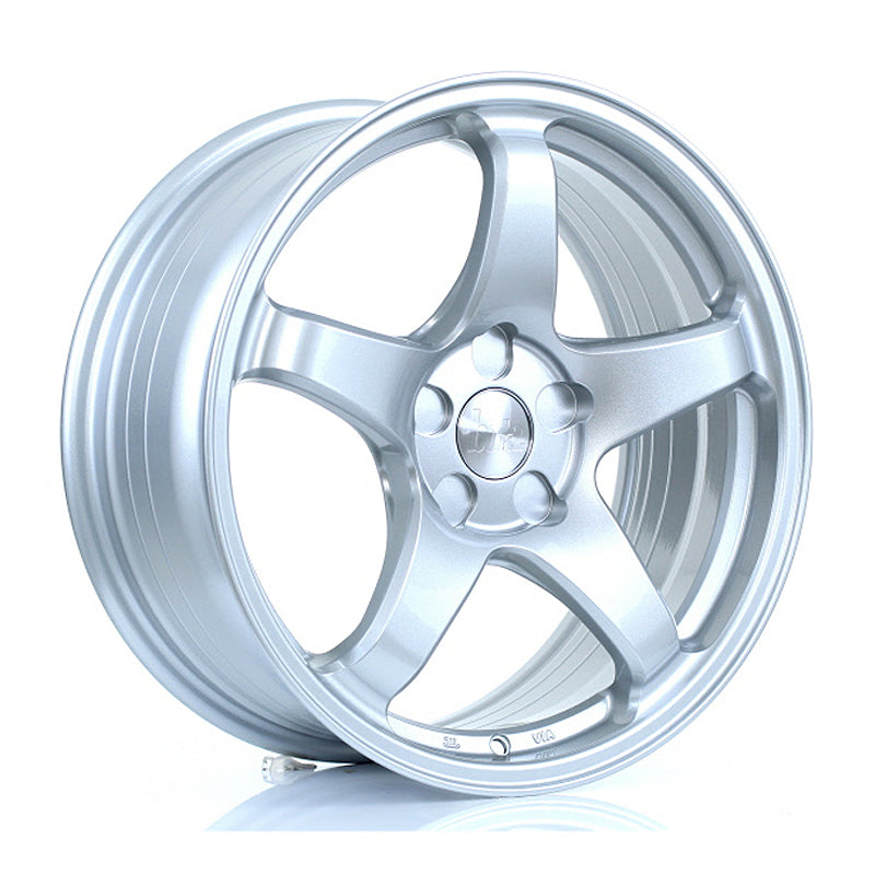 BOLA B2R Alloy Wheel 17x7.5 5x100 ET40 72.6mm CB Crystal Silver