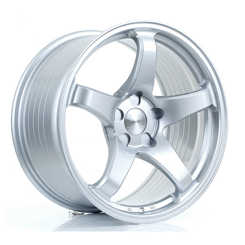 BOLA B2R Alloy Wheel 18x9.5 5x120 ET30 To 45 72.6mm CB Crystal Silver