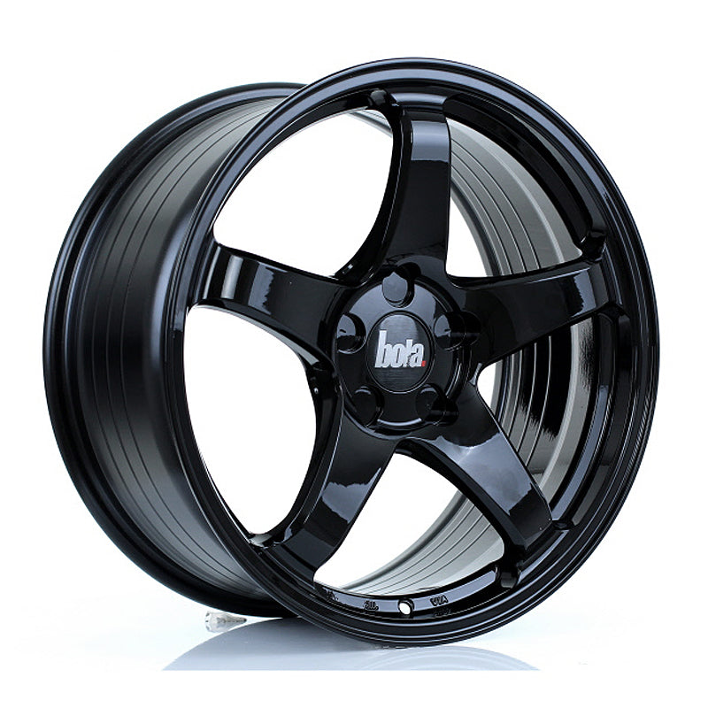 BOLA B2R Alloy Wheel 18x8.5 5x112 ET30 To 45 72.6mm CB Gloss Black